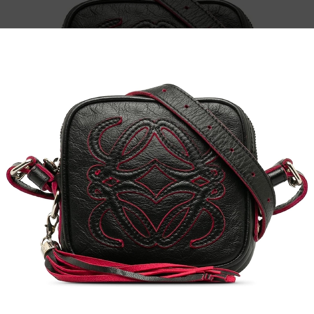 Pre Loved LOEWE Anagram Fringe Shoulder Bag